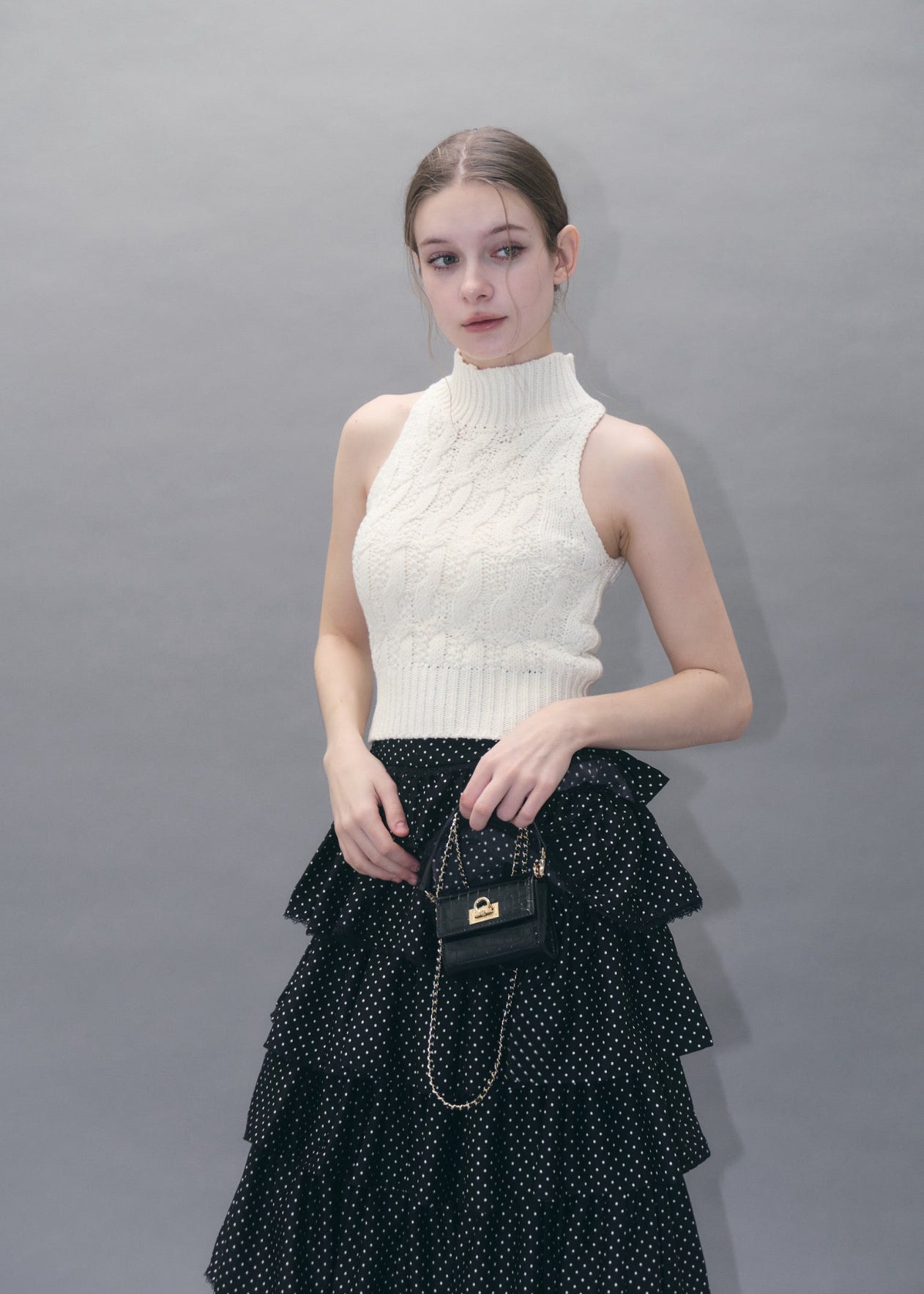 Layered knit ensemble – YILON