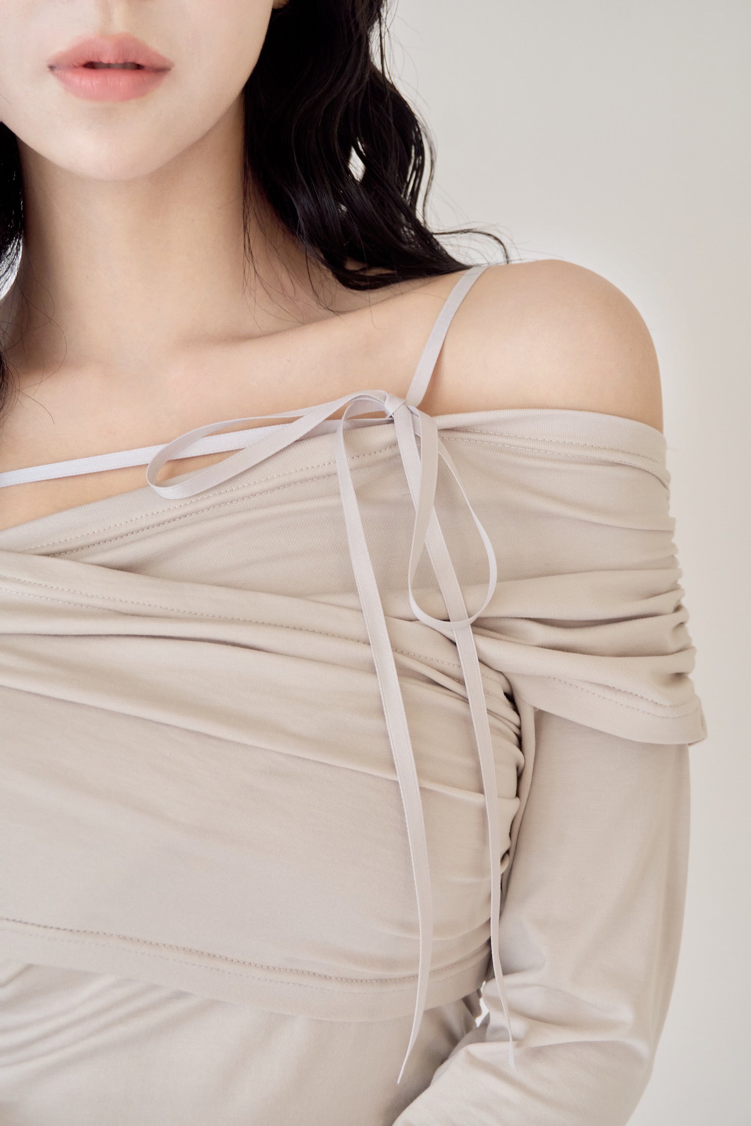 Lace gather tops – YILON