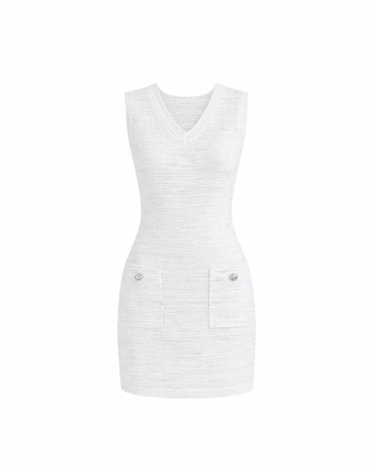 SUMMER KNIT BORDER OP