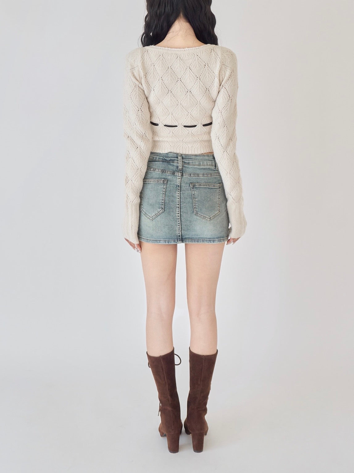 YILON JOLI FILLE CARDIGAN グレー カーディガン Joli Fille cardigan – YILON