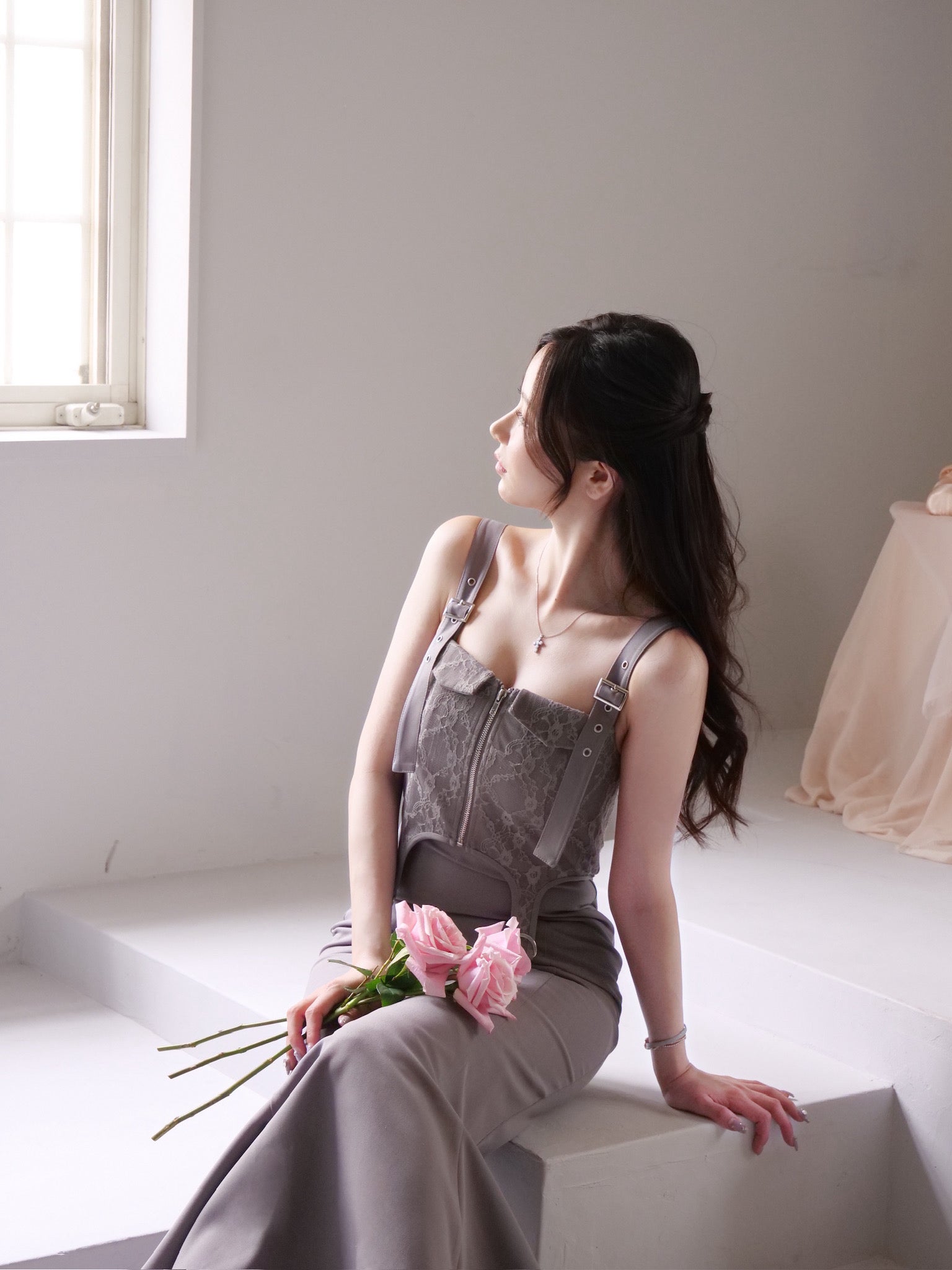 Romantic bustier dress – YILON