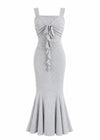 FRONT RIBBON MERMAID DRESS