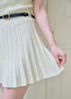 PLEATED KNIT OP