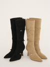 Strap belt long boots