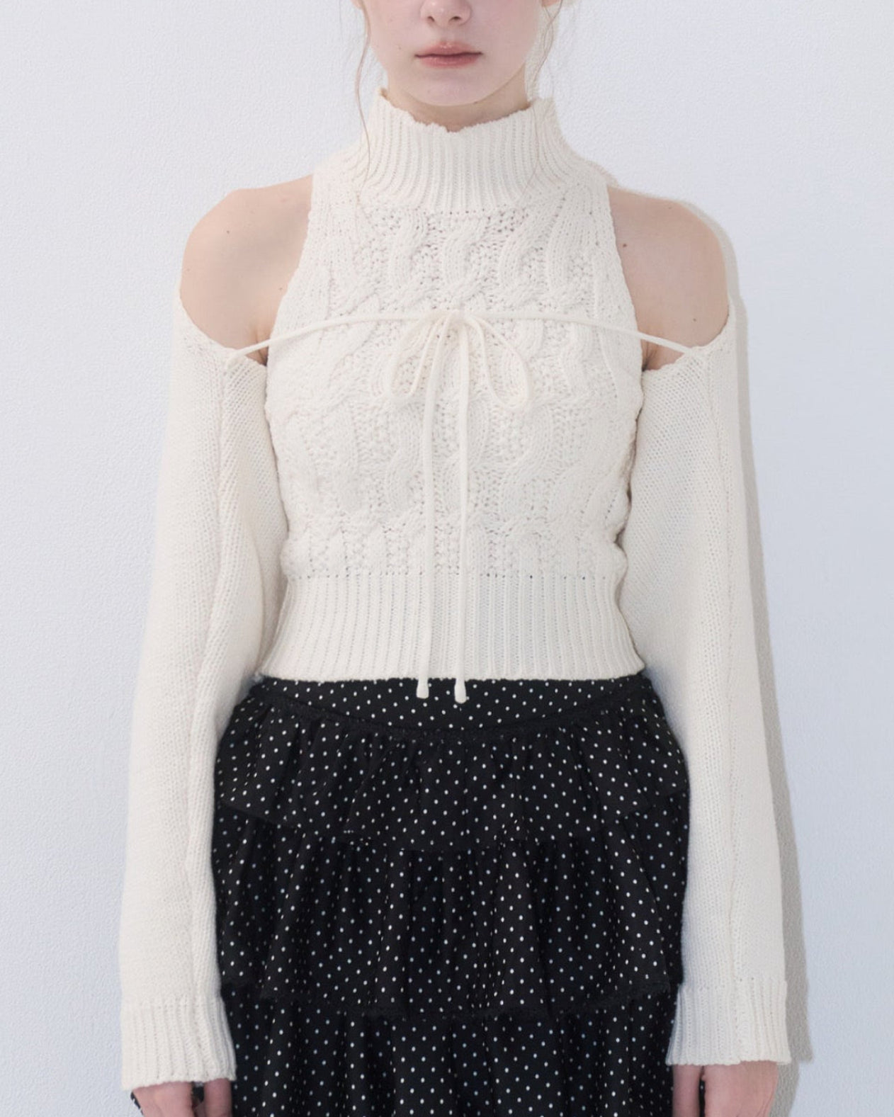 トップス yilon LAYERED KNIT ENSEMBLE Layered knit ensemble – YILON