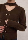 NAPOLEON BUTTON KNIT