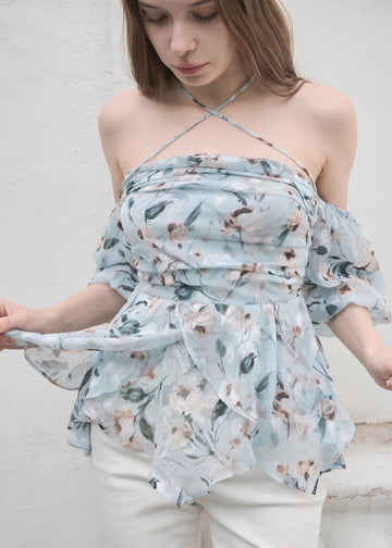 JOLI BOLD FLORAL BLOUSE