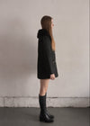 Fur collar classical coat