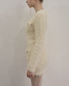 Holiday fluffy knit ensemble