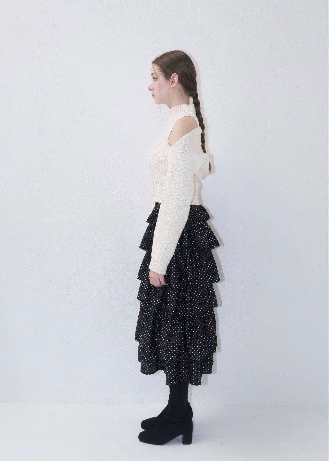 Layered knit ensemble – YILON