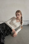 Rose ribbon cardigan