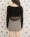 LACE RIBBON RIB TEE