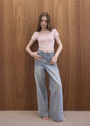 RIBBON LACE TEE