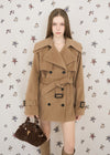 HERITAGE MELTON TRENCH COAT