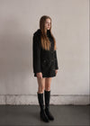 Fur collar classical coat