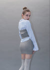 Cable bustier layered Set
