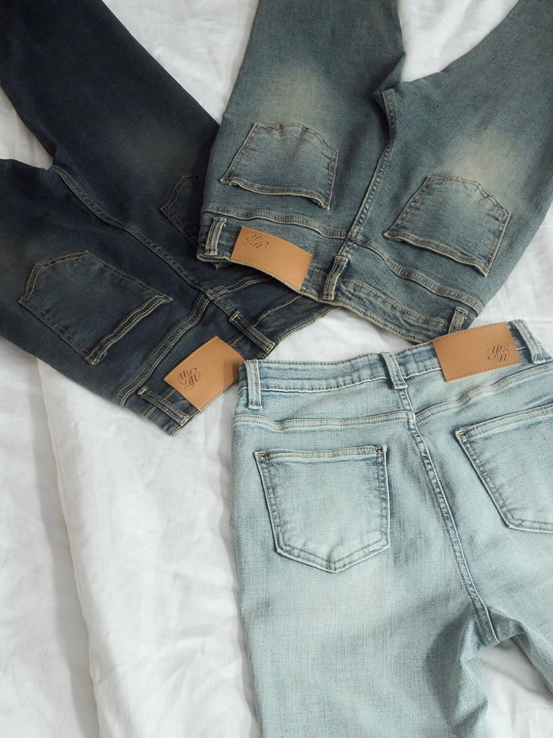 パンツ yilon SEMI FLARE DENIM Semi flare denim – YILON