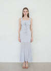 FRONT RIBBON MERMAID DRESS