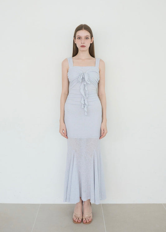 FRONT RIBBON MERMAID DRESS