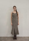 Tweed lace mermaid dress