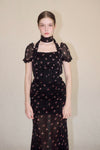Little flower chiffon blouse