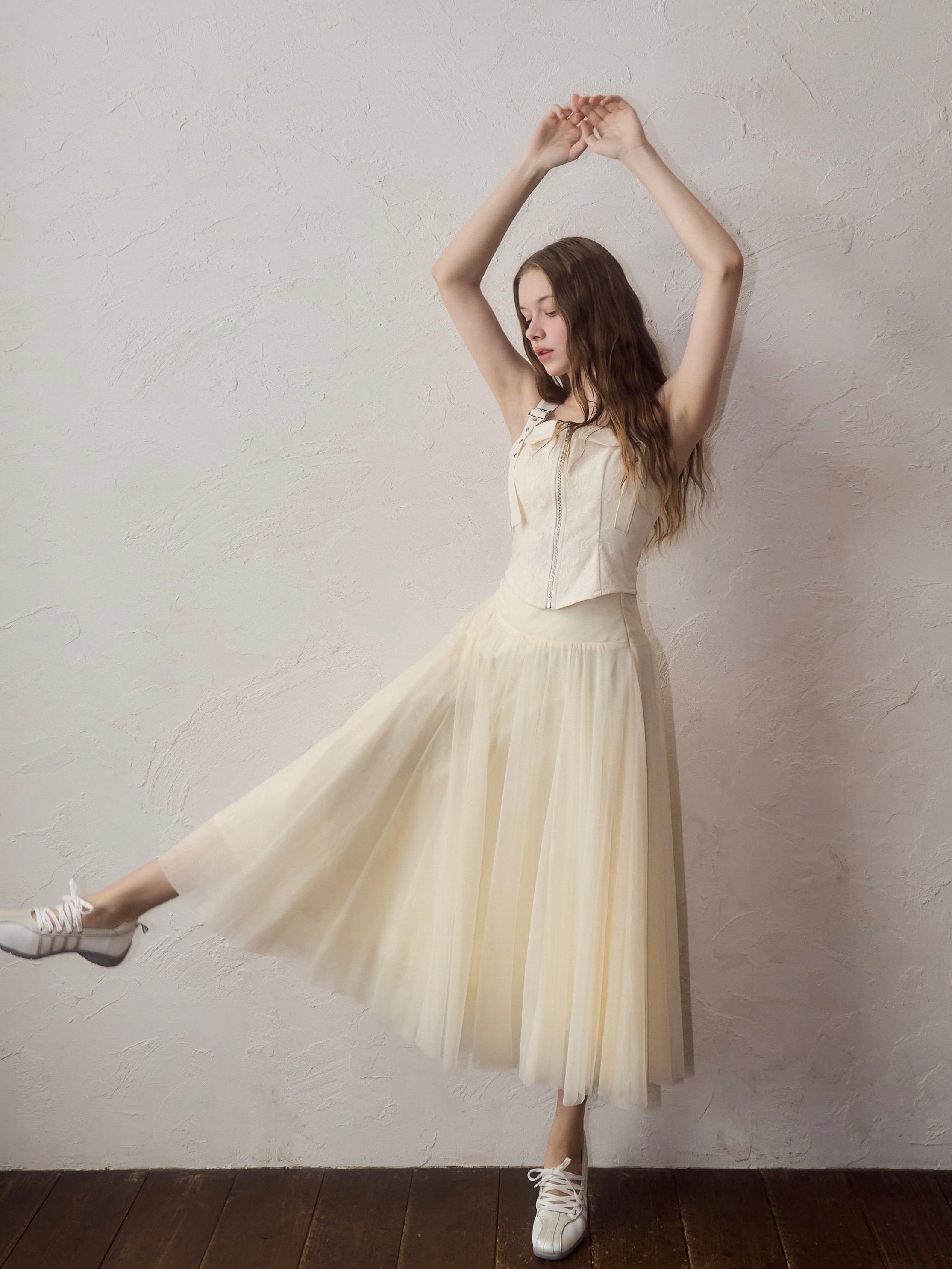 トップス YILON CORSET LACE CAMI IVORY トップス YILON CORSET LACE CAMI IVORY トップス YILON CORSET