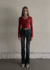 Rose ribbon cardigan