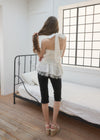 HALTER-NECK PEPLUM BLOUSE