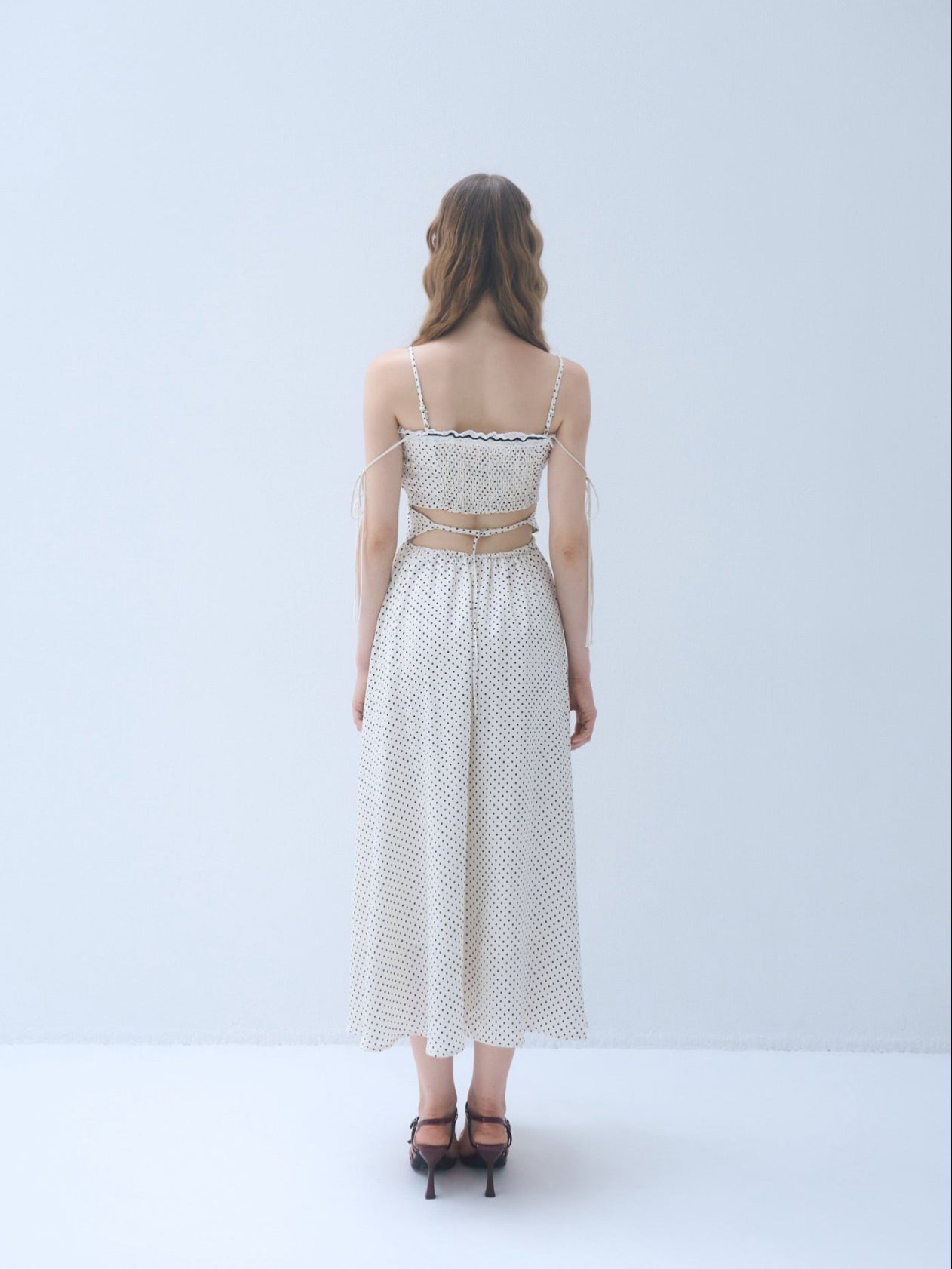 ワンピース YILON FRENCH DOT OP IVORY French dot op – YILON