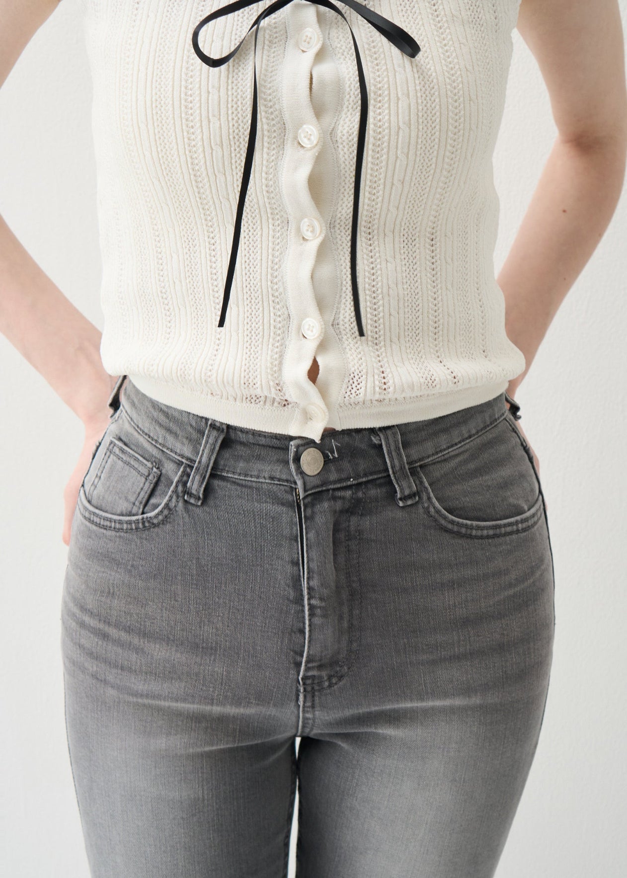SEMI FLARE DENIM – YILON SEMI FLARE DENIM – YILON