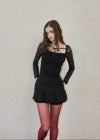 Flower lace blouse