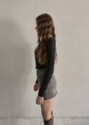 Rose ribbon cardigan
