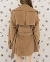 HERITAGE MELTON TRENCH COAT