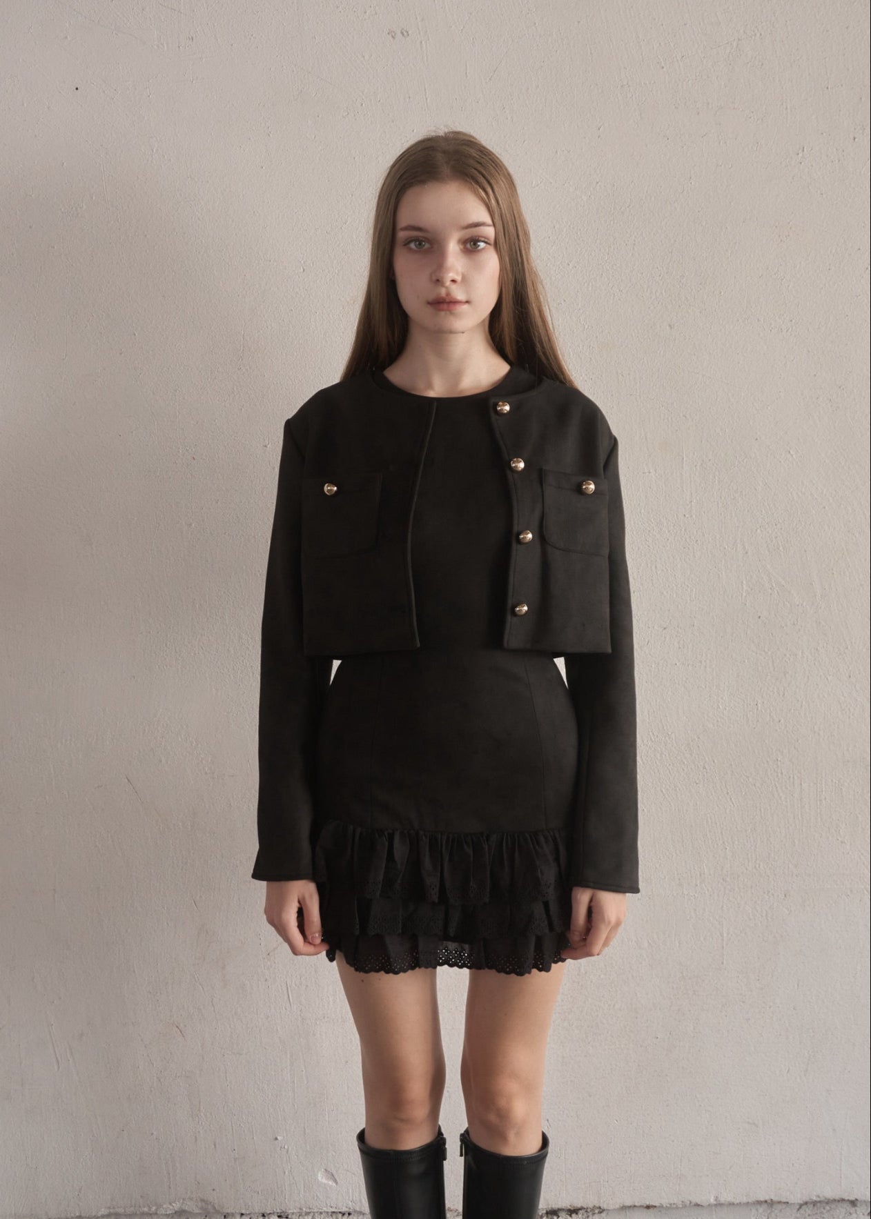 Cotton lace suède op　yilon Cotton lace suède op – YILON