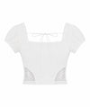 RIBBON LACE TEE