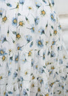 HALTER NECK TIERED MAXI DRESS