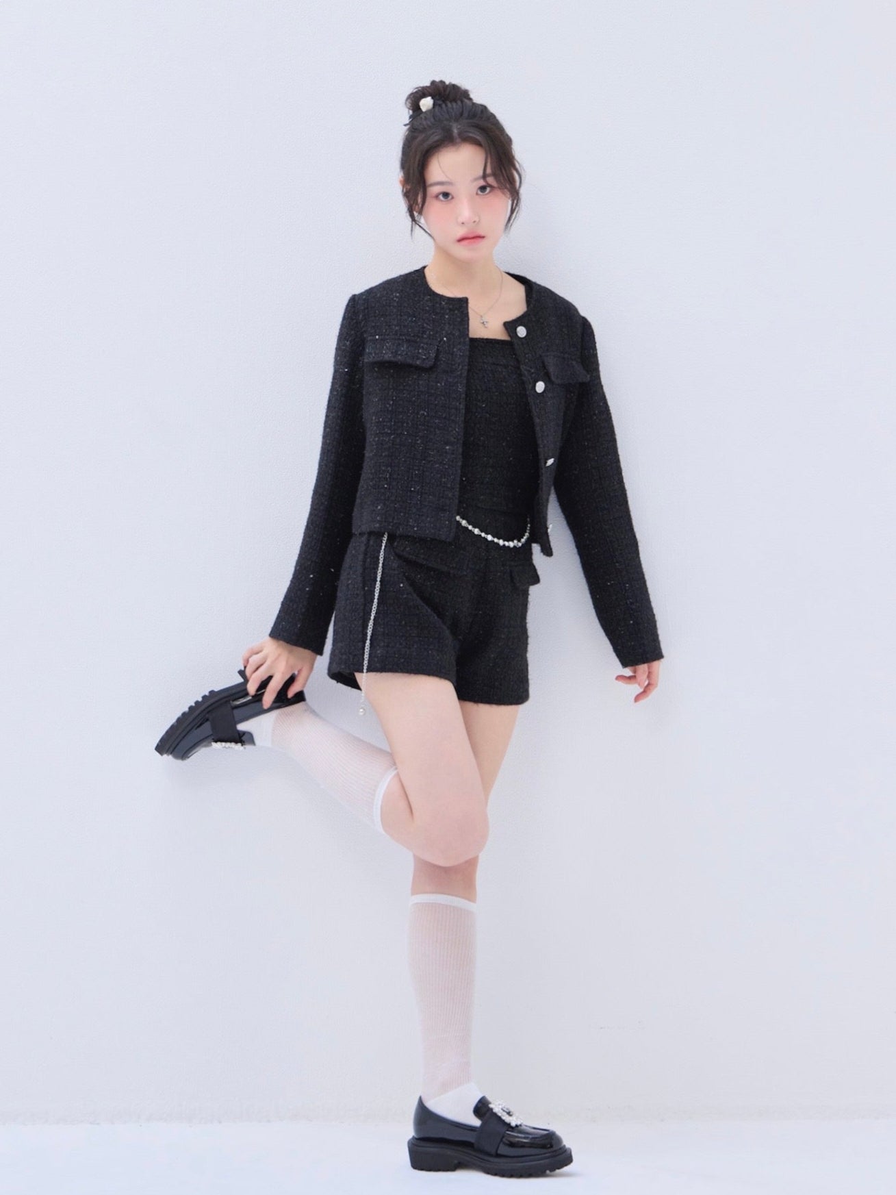 ジャケット・アウター yilon TWINKLE TWEED JACKET Twinkle tweed jacket – YILON