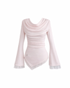 DRAPE LACE TEE