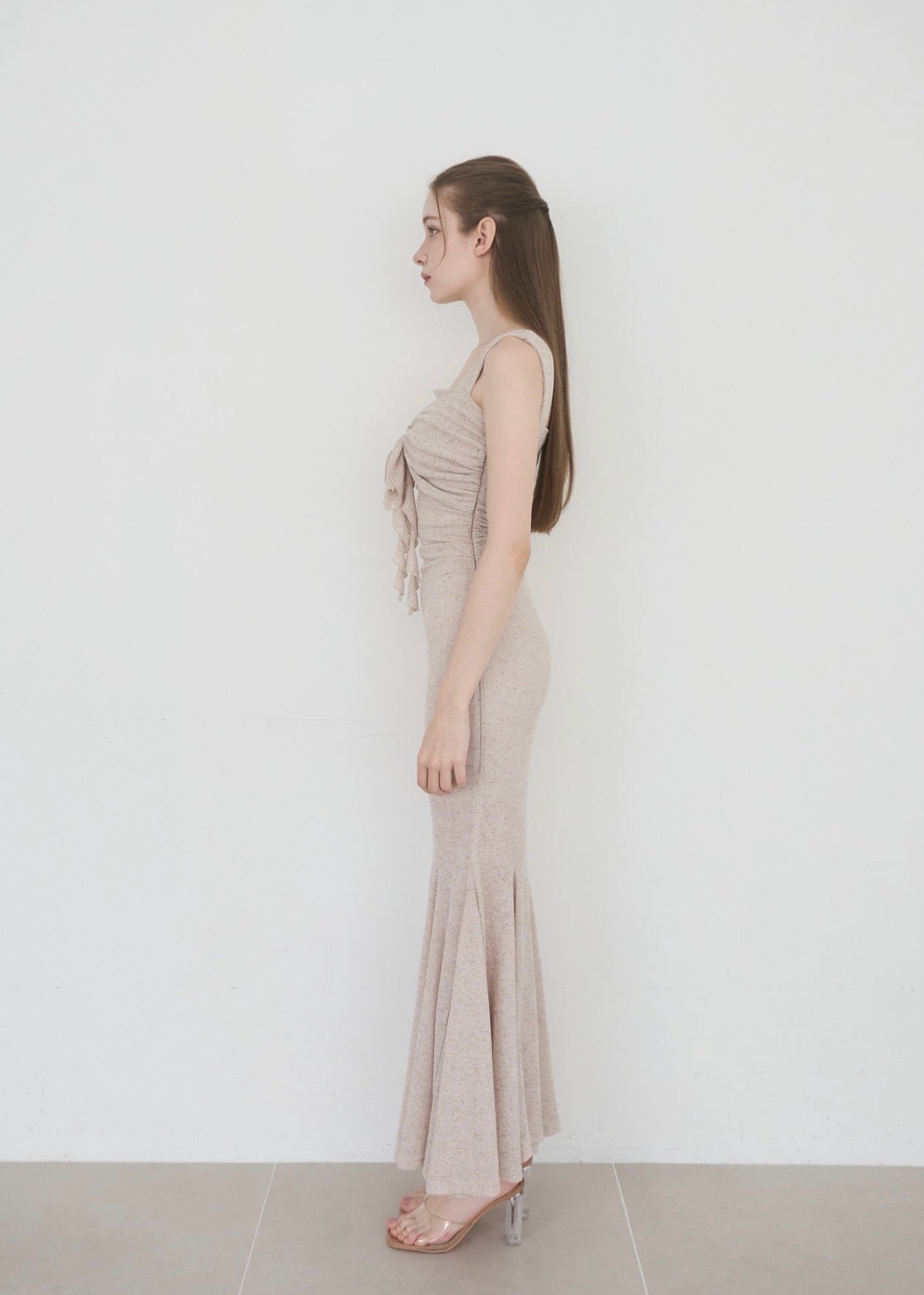 FRONT RIBBON MERMAID DRESS – YILON