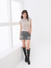 French sleeve bijou tee