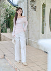 DRAPE LACE TEE
