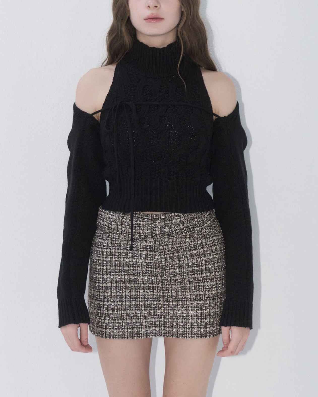 Layered knit ensemble – YILON