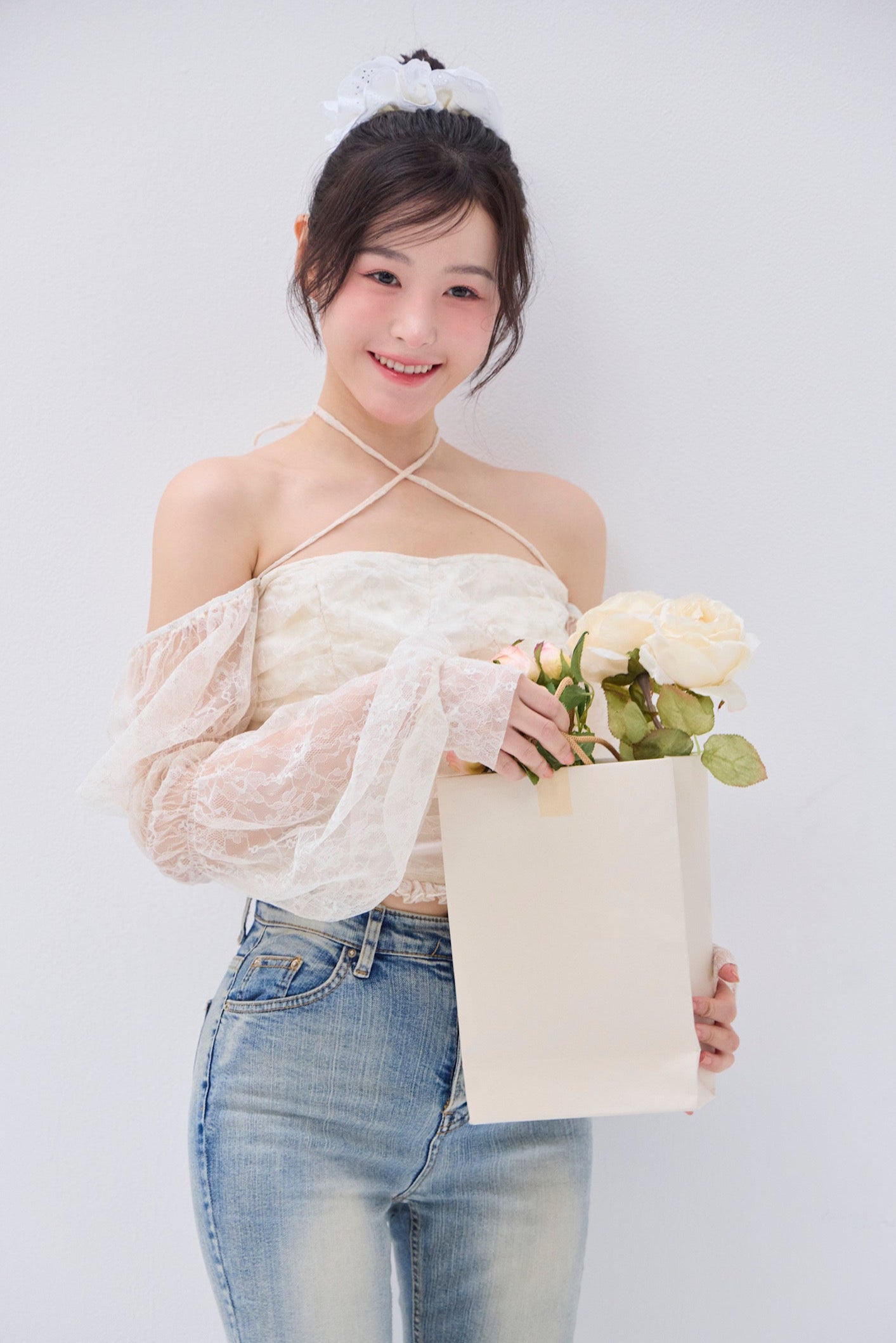 早割切符 Fleur lace YILON – blouse トップス