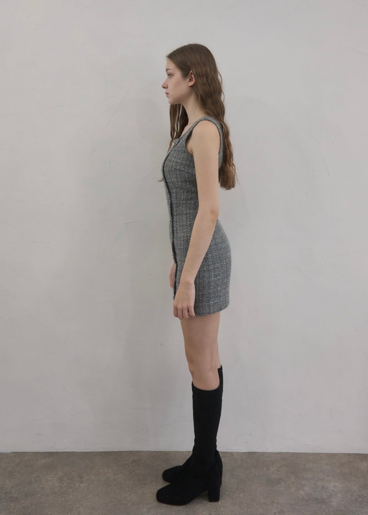 Twinkle tweed button op – YILON