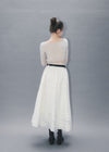 Gather lace tee