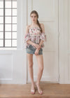 JOLI BOLD FLORAL BLOUSE