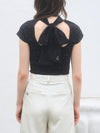 French sleeve bijou tee