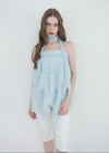 LACE TRIM TIERED CAMI TOP