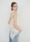 LACE TRIM TIERED CAMI TOP