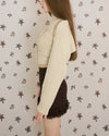 SUEDE FRILL MINI SKIRT